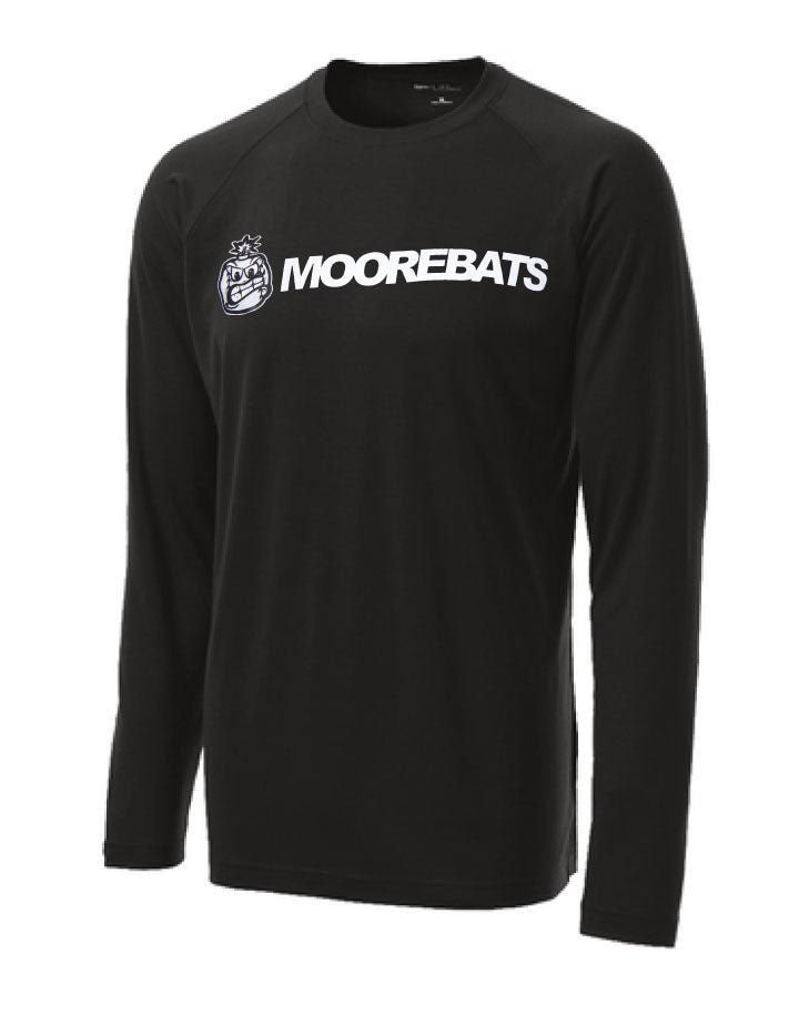 Long sleeve performance crew shirt – Moore Bats